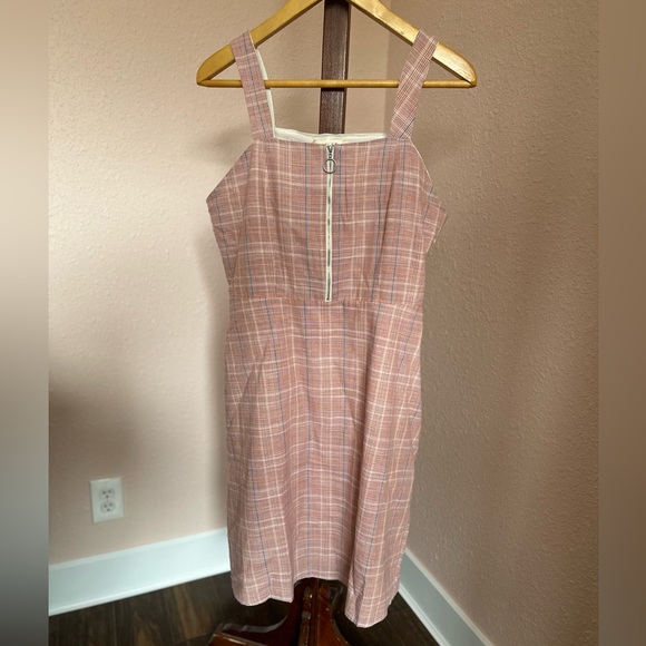 Roolee Pinafore Style Plaid Dress with Pockets! - Picture 5 of 6